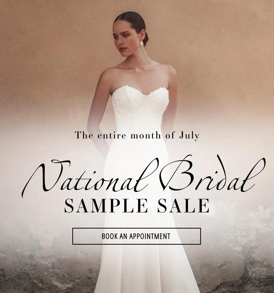 National Bridal Sample Sale Mobile Banner
